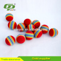Colorful EVA Rainbow Golf Ball Toys For Indoor Practice Golf
